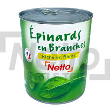 EPINARDS EN BRANCHES RICHE EN FIBRES