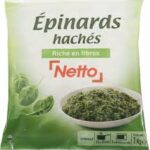 EPINARDS HACHES RICHE EN FIBRES