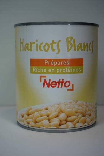 HARICOTS BLANCS PREPARES RICHE EN PROTEINES