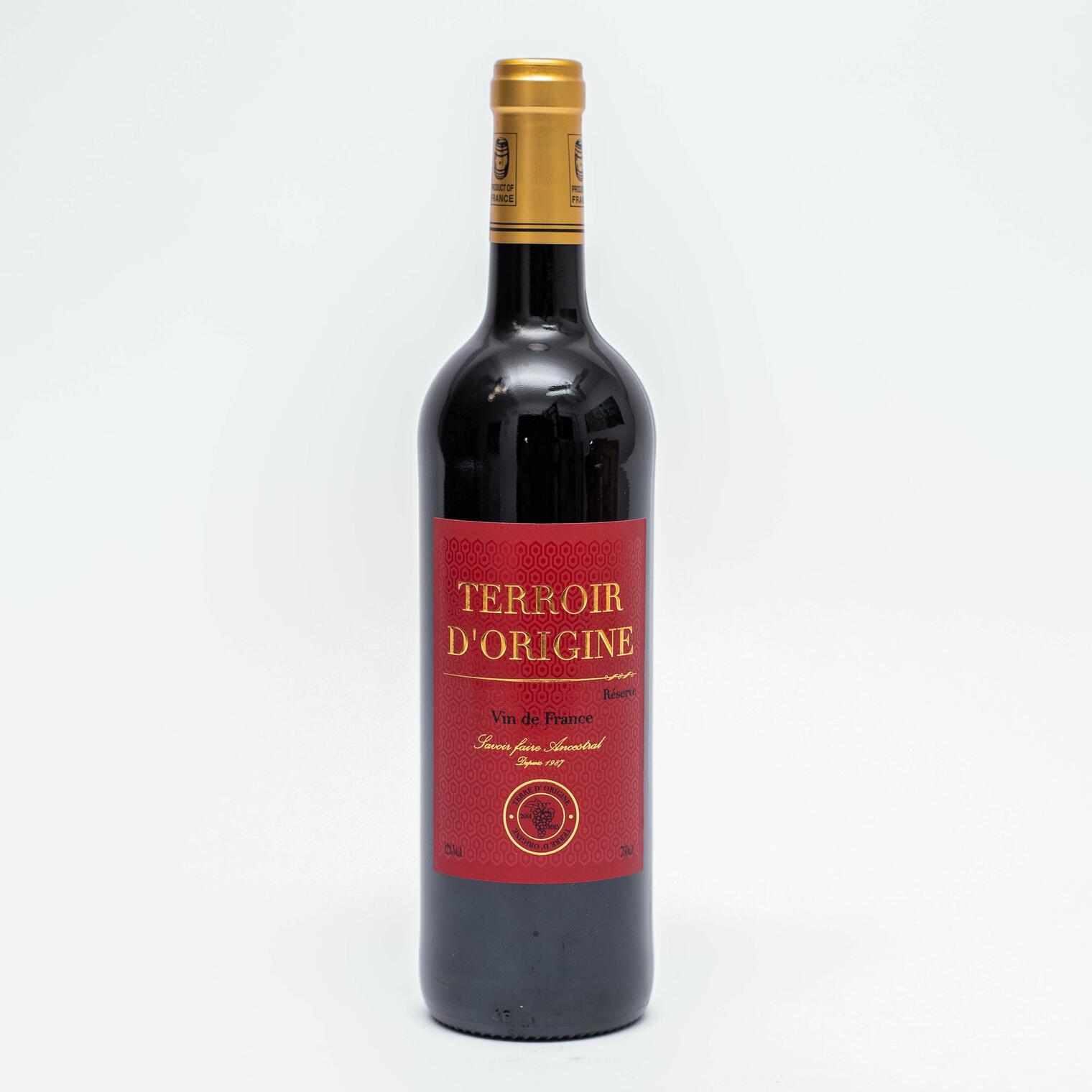 VIN TERROIR D'ORIGINE BORDEAUX 2018