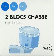 EAU BLEU 2 BLOCS CHASSE TOUS LES JOURS