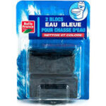 2 BLOCS CHASSE EAU BLEUE 100G TOUS LES JOURS