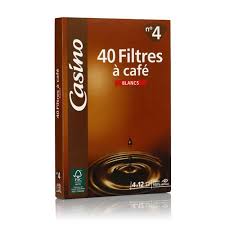 40 FILTRES A CAFÉ N°4 CASINO