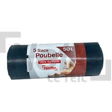 5 SACS POUBELLE 110 LITRES NETTO