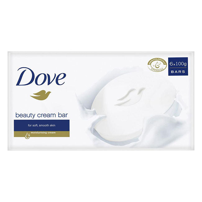 SAVON DOVE BEAUTY CREAM BAR 6*100G