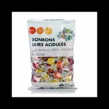 BONBONS DURS ACIDULES TLJ 450 g