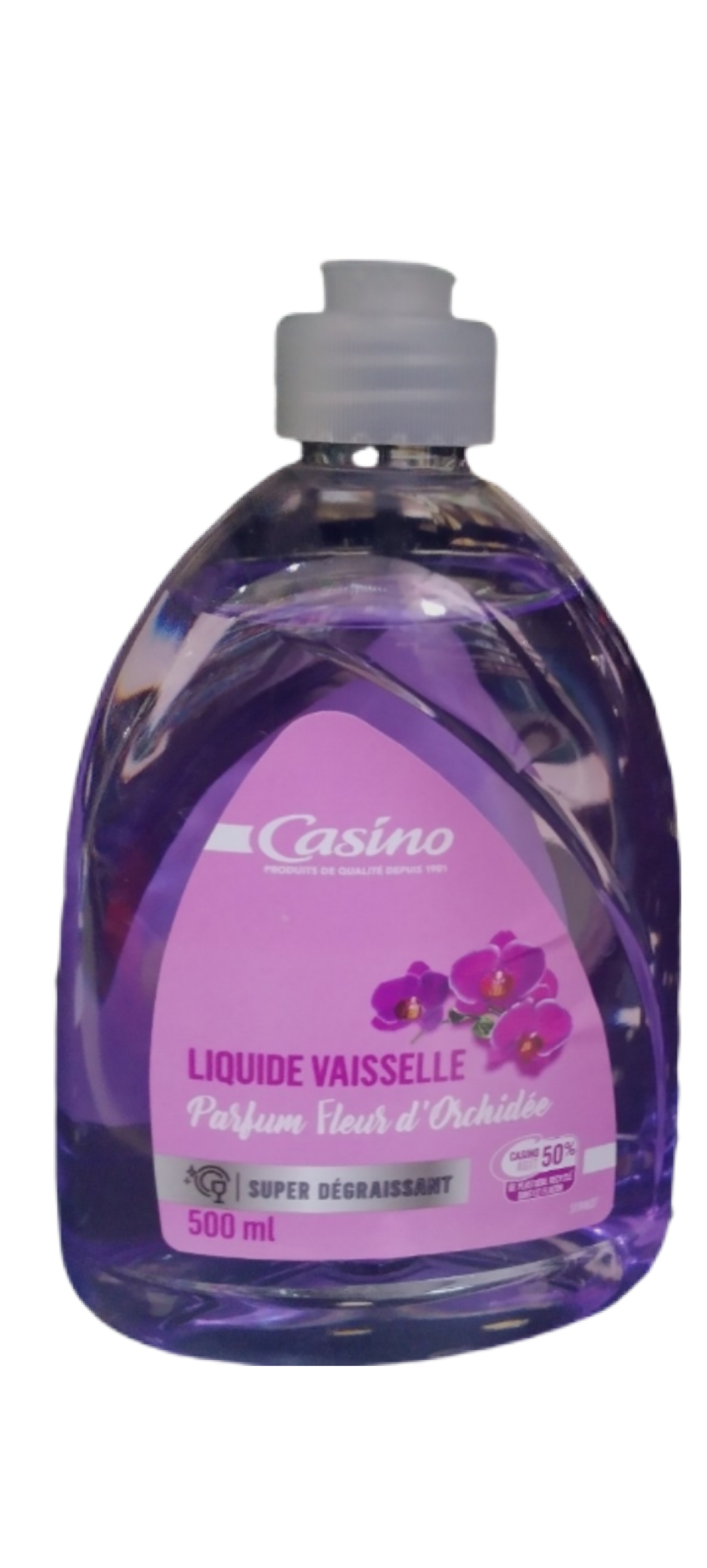 LIQUIDE VAISSELLE FLEUR D'ORCHIDEE 500ML CASINO