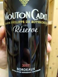 MOUTON CADET RESERVE 2017 BORDEAUX