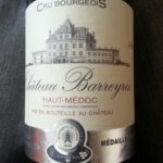 VIN ROUGE CHATEAU BARREYRES HAUT-MEDOC 6X750ML
