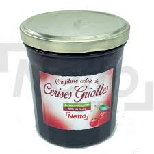 CONFITURE EXTRA DE CERISES GRIOTTES NETTO 370 G