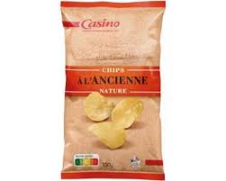 CHIPS A L' ANCIENNE  CASINO 180 G