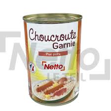 CHOUCROUTE GARNIE PUR PORC 400G NETTO