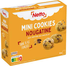COOKIES - NOUGATINE AUX PEPITES DE CHOCOLAT - NETTO