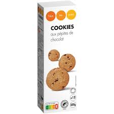 COOKIES AUX PEPITES DE CHOCOLAT 200G