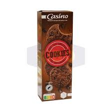 COOKIES TOUT CHOCOLAT CASINO 200 G