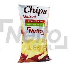 CHIPS CROUSTILLANTES NETTO 6*30G