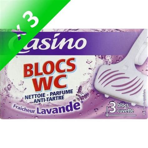 BLOCS WC LAVANDE 3*38G CASINO