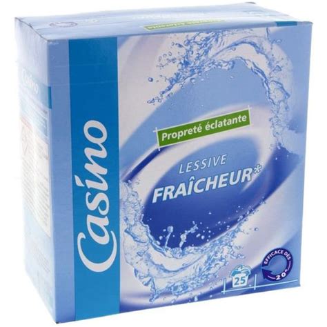 LESSIVE FRAICHEUR PROPRETE ECLATANTE CASINO 1.625KG