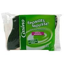 EPONGES MOUSSE GRATTANTES CSINO *2