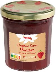 CONFITURE EXTRA DE FRAISES NETTO 370 G