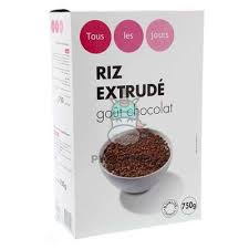 RIZ EXTRUDE GOUT CHOCOLAT 750 G TOUS LES JOUS