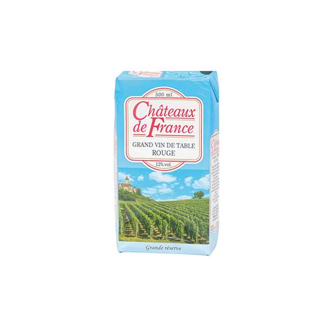 CHATEAUX DE FRANCE PREMIUM TABLE RED WINE 500ML