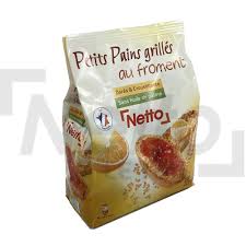 PETITS PAINS GRILLES AU FROMENT NETTO 225G