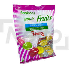 BONBON GOUT FRUITS SANS SUCRE NETTO 150G