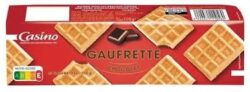 GAUFRETTES CHOCOLAT CASINO 110 G