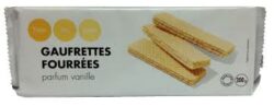GAUFRETTES FOURREES FOURRAGE SAVEUR VANILLE 200G TOUS LES JOURS