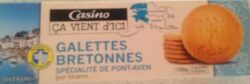 BISCUIT GALETTES BRETONS CASINO 100 G