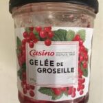 GELEE EXTRA GROSEILLES CASINO 370 G