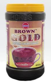 BROWN GOLD NATURAL COCOA POWDER  400 G