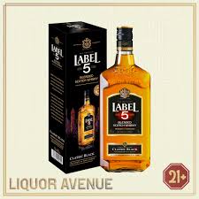 LABEL CLASSIC BLACK 5 COFFRET 75CL