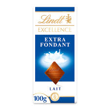LINDT EXCELLENCE EXTRA FONDANT LAIT 100G