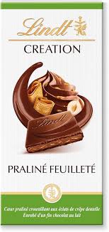 LINDT CREATION PRALINE FEUILLETE 150G