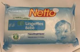 80 LINGETTES BEBE NETTO