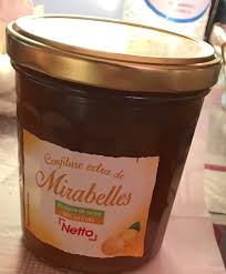 CONFITURE EXTRA DE MIRABELLE NETTO 370G