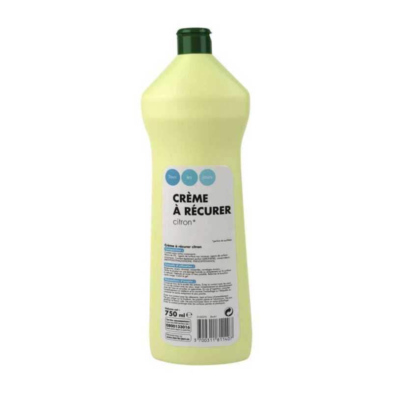 CREME A RECURER CITRON 750ML TOUS LES JOURS