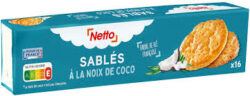 SABLE A LA NOIX DE COCO NETTO 125G