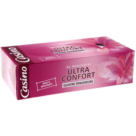 MOUCHOIRS ULTRA CONFORT CASINO