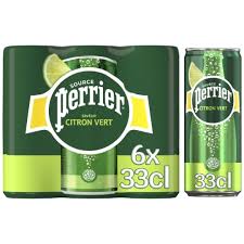 PERRRIER 0 SUCRE CITRON VERT 33 CL