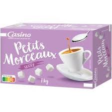PETIT MORCEAUX SUCRE  CASINO 1 KG
