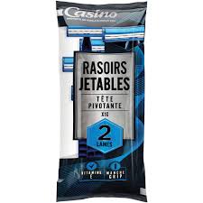 10 RASOIRS JETABLES 2 LAMES CASINO