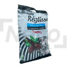 BONBONS REGLISSE SANS SUCRE NETTO 150G