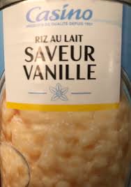 RIZ AU LAIT SAVEUR VANILLE 400 G CASINO