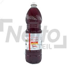 VINAIGRE DE VIN ROUGE 6% D'ACIDITE 1L NETTO