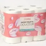 PAPIER TOILETTE DOUCEUR 6 ROULEAUX ROSE