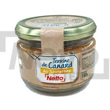 TERRINE DE CANARD AU SAUTERNES 180G NETTO