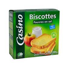BISCOTTES TRES PAUVRES EN SEL 300G CASINO